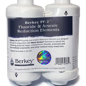 Fluoride en Arsenicum PF-2 filterelementen