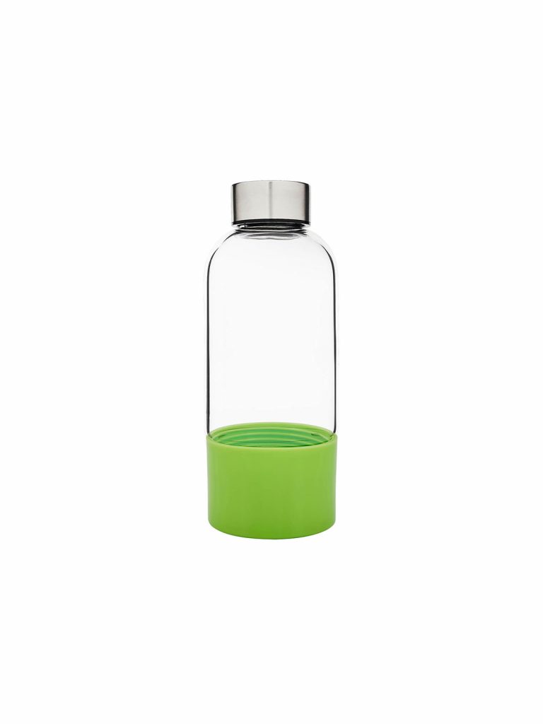 Bo-Bottle drinking bottle with fruit cup green