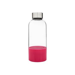 Bo-Bottle drinking bottle with fruit cup red