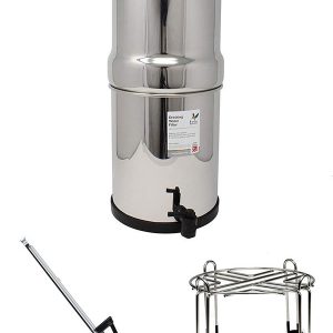 British Berkefeld 8.5L set Filtre à eau, robinet en acier inoxydable, standard