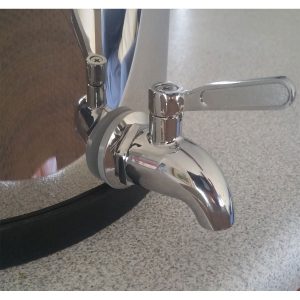 British Berkefeld stainless steel tap connected