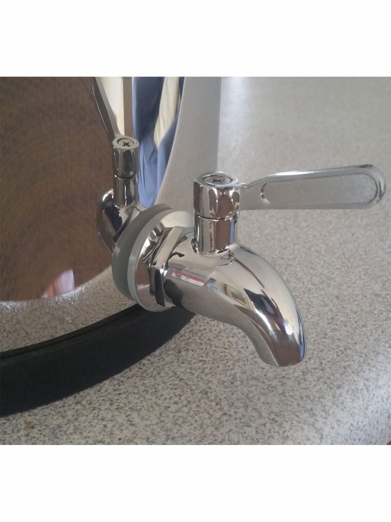 British Berkefeld stainless steel tap connected