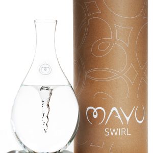 MAYU Swirl, decanter, dolomite, cap, cable, packaging