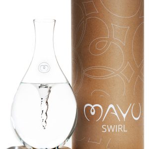 MAYU Swirl, Earth stone, cap, decanter, cable, packaging