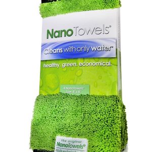 NanoTowels chiffons de nettoyage verts