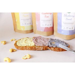 bread spread with fruit powder