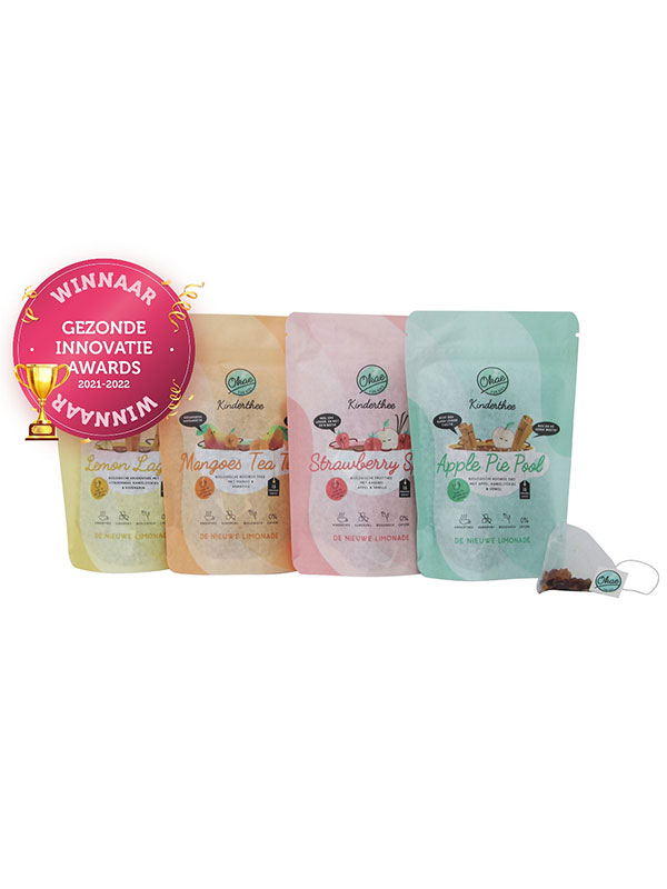 4 flavours Children's tea, price