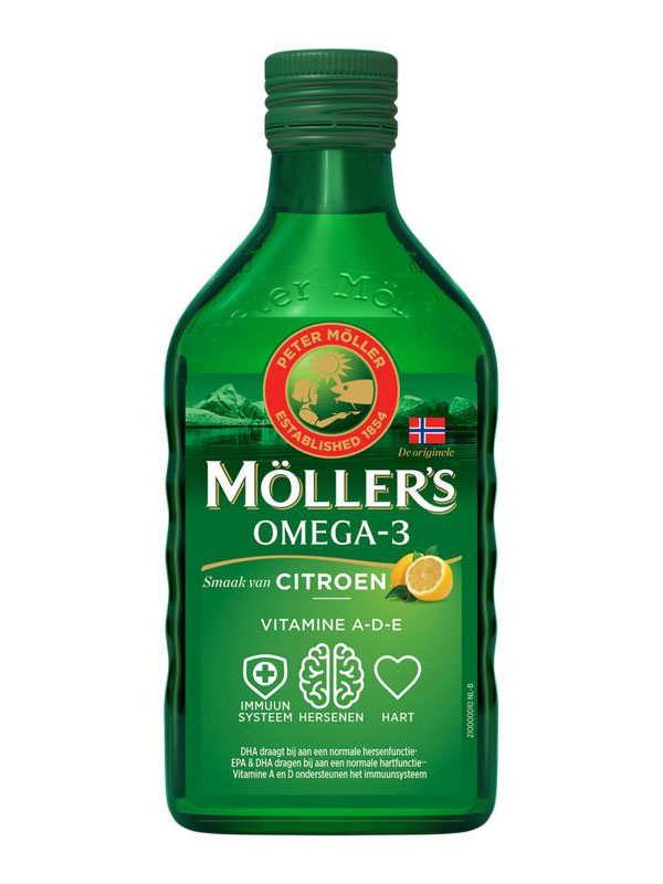 Aceite de hígado de bacalao Omega 3 de Moller's