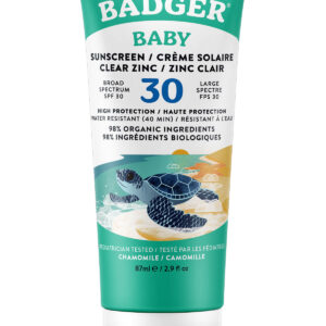 Badger quemaduras solares en bebés