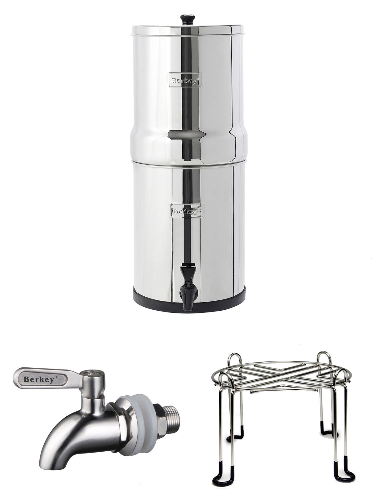 Big Berkey Set mit Edelstahlhahn