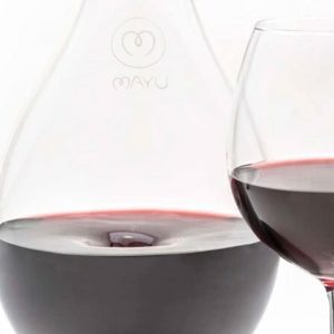 MAYU Swirl avec verre à vin et vin